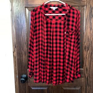 Buffalo plaid women’s flannel